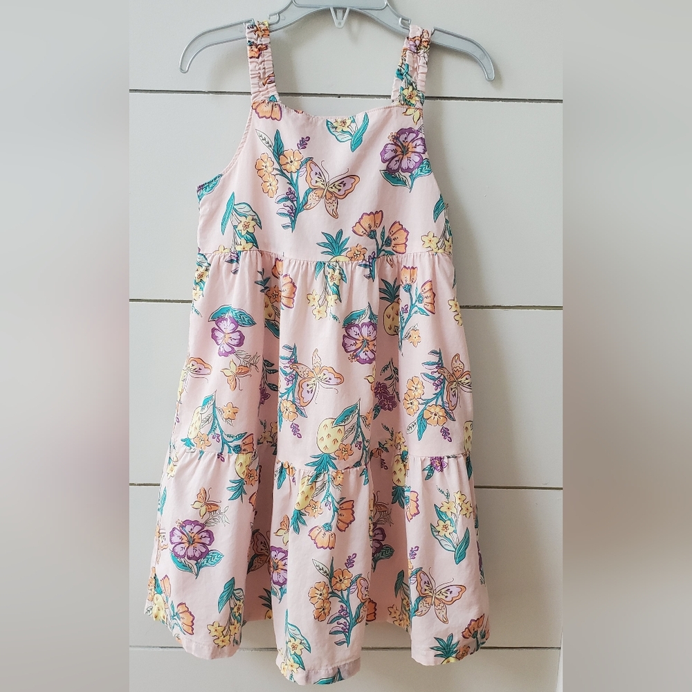 Carter's Pink Floral Butterfly Dress